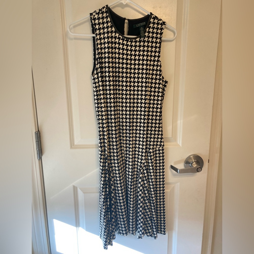 Lauren by Ralph Lauren Houndstooth Dress